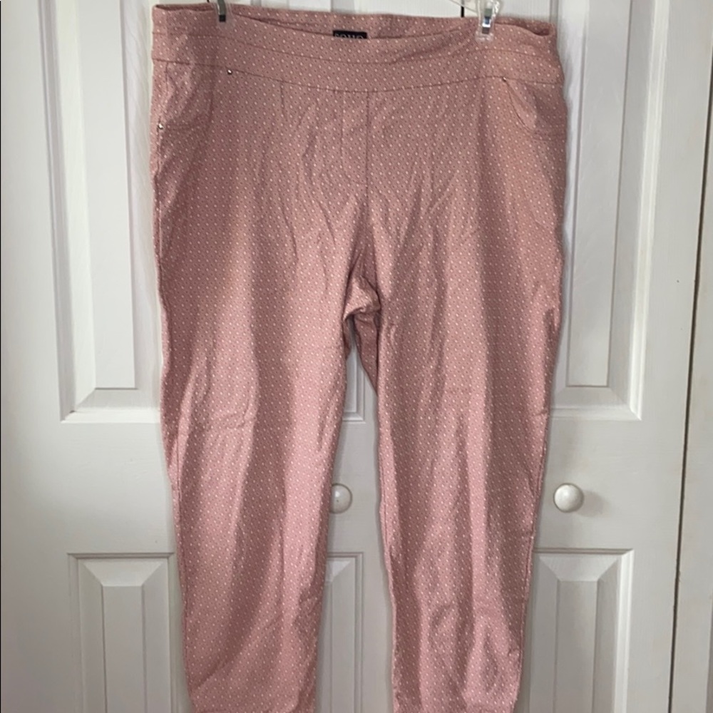 Pink Patterned Pants - image 1